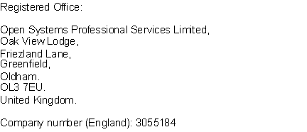 Registered Address Details